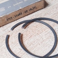 ORIGINAL 100% (2N3-11601-10) PISTON RING SET OS OVERSIZE 0.25 YAMAHA L2SN L2S