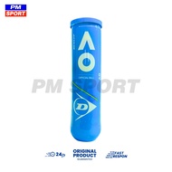 TENNIS BALLS DUNLOP AO OFFICIAL BALL TENNIS BALLS PACK OF 4 ORIGINAL