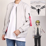 Tokyo Revengers Hanemiya Kazutora Cosplay Costumes White Grey Coat Adults Valhalla Uniform Mikey