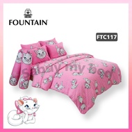 สบายมายเบด Marie : ชุดเครื่องนอน (ผ้าปูที่นอน+ผ้านวม) ลายแมวมาลี (ลิขสิทธิ์แท้ Disney) ยี่ห้อ FOUN