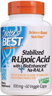 Doctor’s Best R- Lipoic Acid 天然硫辛酸100毫克，60粒
