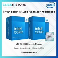 INTEL® Core™ i5-14400/ i5-14400F Processor 2.5Ghz / 4.7Ghz 10 Cores 16 Threads | CPU Pemproses Intel