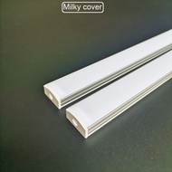 cod 1-28pcs/Lot perfil aluminio led lights 0.5 meters Office light belt aluminum profile for diode 5