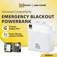 WEKOME Emergency Blackout Powerbank And Fast Charging With Large 100000mah Capacity Camping MDWP100