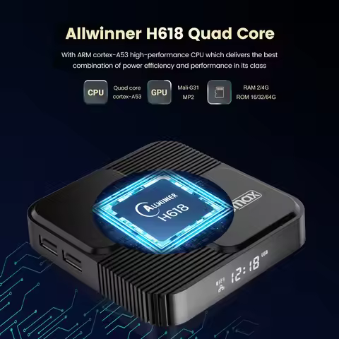 Newest Android 14 Smart TV Box 8K Ultra HD H618 Dual Band Wifi 5G 4GB 8GB Ram 64GB 128GB Netflix Set