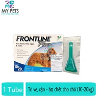 Frontline Plus nhỏ gáy hết ve rận bọ chét cho chó (size 10-20kg) - Lẻ 1 tuyp. ( 1 tubes. no box)