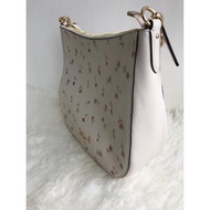 TAS COACH F49129 VINTGE PRARE MOTIF BUNGA - PUTIH CREAM ORIGINAL