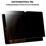 For Microsoft Surface Pro 9 5G 8 7 6 5 4 3 Pro X GO/GO2/GO3 Privacy Screen Protector Matte Anti-Peep Anti-spy Filter