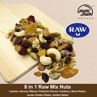 8 in 1 Assorted Raw Mix Nuts / Mix Nuts Mentah