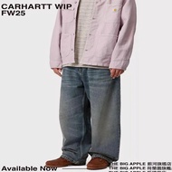 Carhartt WIP Brandon Pant FW25 美式工裝復古水洗做舊錐形牛仔褲