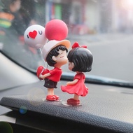 Car accessories Lovely Couples car decoration Center console decorative desktop DIY accessories - Hu