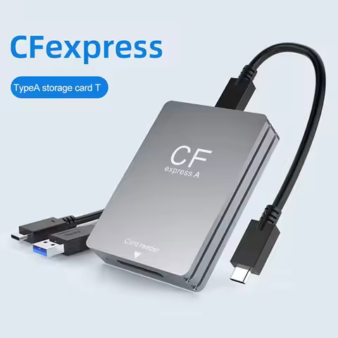 CF Express Type A Card Reader USB3.1 Gen2 10gbps Adapter 10Gbps for Windows XP with Cable for SLR CF