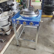 sawana High pressure gas stove with stand /Dapur masak Tungku Niaga / gas cooker / commercial shelf 