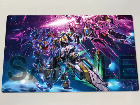 YuGiOh Playmat Divine Arsenal AA-ZEUS - Sky Thunder TCG Mat Board Game CCG Trading Card Game Mat Mou