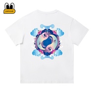 PANCOAT Summer Short Sleeve Men's New Zodiac Sign Print Versatile T-shirt Short Sleeve Top