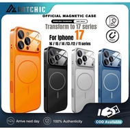 Luxury Ultra thin Matte Magnetic Charging Phone Casing for IPhone 17 Pro Max 16 15 14 13 Shockproof 