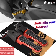 Modified anti-slip rear footrest passenger adjustable angle rear foot pedal accessories for HONDA FO