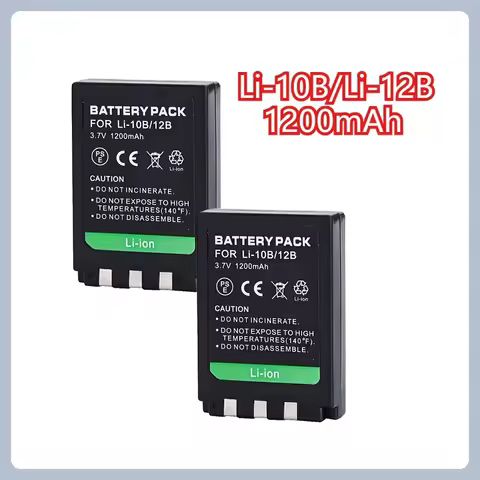 Li-10B Li-12B Battery 3.7V 1200mAh for Olympus U-300 400 410 500 600 800 810 1000 C-760 765 70 7000 
