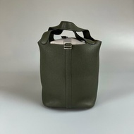 HERMES A刻 抹茶綠PICOTIN22菜籃包