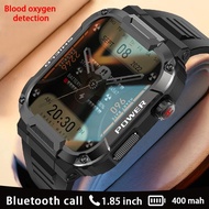 ZZOOI 2023 New Full Touch Smartwatch For Android Xiaomi Blood Pressure Oxygen Fitness Watch 5 Atm Waterproof Smart Watch Men Military