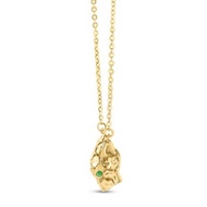 Nathalias NY Panther Head Necklace 14k Gold 14k Yellow