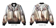 [ALBANYWARD] Jaket Bomber Tema WOLF 3D FullPrint Sublimation