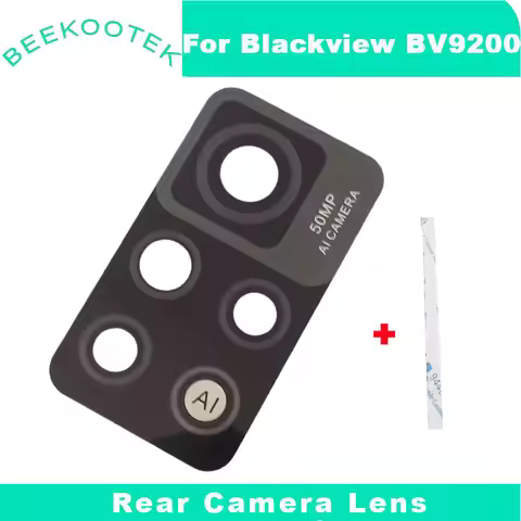 Blackview BV9200 Back Camera Lens New Original Battery Cover Rear Camera Lens Glass Lens Cover For B