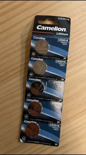 全新 Camelion CR2016 Lithium Batteries 鈕扣電池 / 鈕型電池   #m
