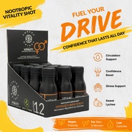 Eureka Drinks Nootropic Vitality Shot 90ml | Energy Booster Drink | Supports Stamina & Performance |