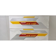 Thaco foton 345 500 600 apricot car sticker set