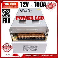 Power supply 12v 100a switching pure transformer 12V 100A ADAPTOR with FAN