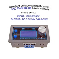 โมดูลควบคุมแรงดันไฟฟ้า ZK-4KX DC DC Buck Boost Converter CC CV 0 5-30V 4A 5V 6V 12V สำหรับอุปกรณ์เสร