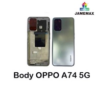 Body OPPO A74 (5G) เคส OPPO A74 5G บอดี้ ออปโป้ A745G อะไฟล่มือถือ เคสกลาง ขอบโทรศัพท์