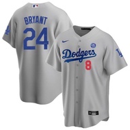 MLB jersey baseball Los Angeles Dodgers #8/24 Kobe Bryant honor KB