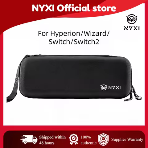 NYXI Switch Carrying Case for Wizard Hyperion Athena Video Game Console Storage Bag with Handle And