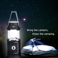 Rechargeable 3 in 1 Solar Ultra Bright 6 LED Camping Tent Lantern Flashlight Lampu Perkhemahan Lampu Pelita