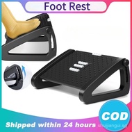 Adjustable Footrest ergonomic Foot Rest Office Under Desk With Foot Massage Roller Support Leg Feet 