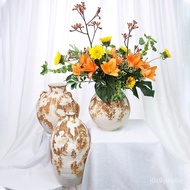 European Style Vase Ceramic Creative Decoration Pottery Pot Large Modern Minimalist Porcelain Floor Large Stoneware Vase