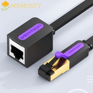 MXMUSTY Cat 7 Extender Cable, Male To Female RJ45 Ethernet Extension Cord, High Speed PVC Durable Li