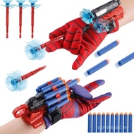 Spider Web Shooters Wrist Launcher Toys for Kids with Hero Gloves Spider Hero Cosplay Costume Prop L