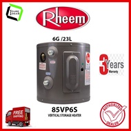 RHEEM 85VP6S 23L Vertical Storage Heater | Local Singapore Warranty | Express Free Home Delivery