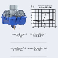 Kailh Deep Sea Whale สวิทช์เงียบ Lonely Island สวิทช์คีย์บอร์ด Pro Linear Tactile 60g 45g RGB คีย์บอ