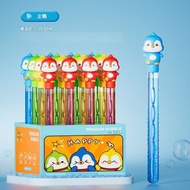 [企鵝][1枝]公仔長款泡泡棒 沙灘玩具泡泡水 兒童彩色泡泡玩具 親子戶外遊戲 經典玩具 吹泡泡 吹波波 兒童戶外公園 遊樂場野餐必備-[顏色隨機]