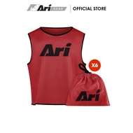 ARI ESSENTIAL BIB PACK 6-RED (AAP2582-05) Training Shirt Of 6