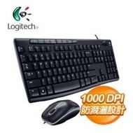 Logitech 羅技 MK200 USB鍵盤滑鼠組 有線鍵盤滑鼠組