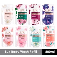 LUX 800ml BODAY WASH REFILL[Sabah and Sarawak sea shipping only]