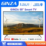 GINZA Smart TV 50 Inches Sale TV Flat Screen Smart TV Sale Android TV