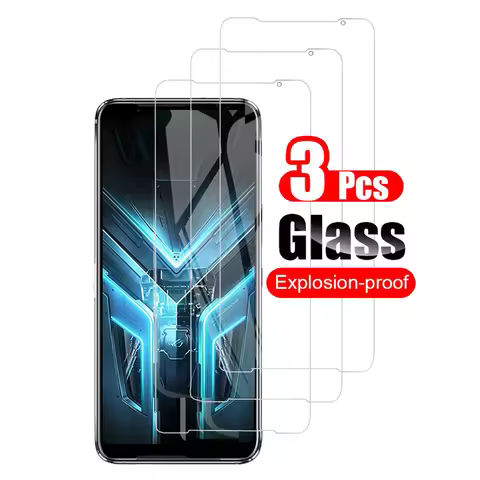 3Pcs Tempered Glass For Asus ROG Phone 3 ZS661KS Glass Screen Protector Glass for Asus ROG Phone 3 S