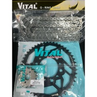 GPX Gentleman 200 15T/48T Chain Sprocket (Using Chain with Rubber Seal) Genuine VITAL
