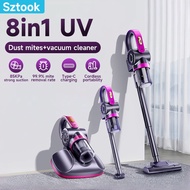 7in1 Cordless Dust Mite Vacuum Cleaner 22Kpa UV Mite Remover Wireless Dust Mite Vacuum Cleaner Anti-